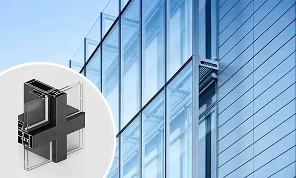 Het aluminiumprofiel van de thermische isolatie is geen vliesgevelprofiel