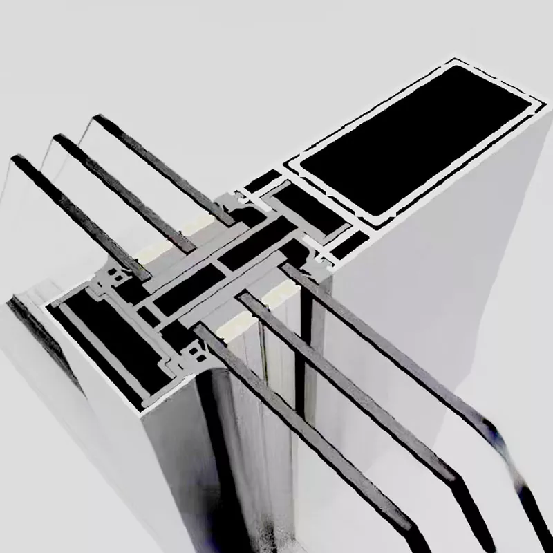 Hoe beïnvloeden vliesgevelprofielen de thermische efficiëntie van een gebouw?