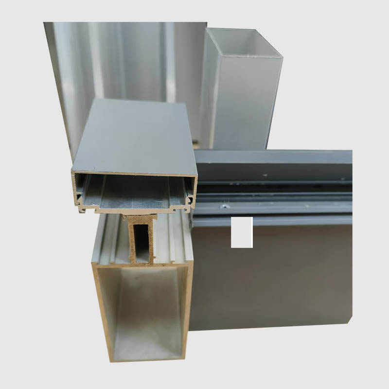 Decoratief Gusset blootgesteld frame gordijnwandaluminium profiel