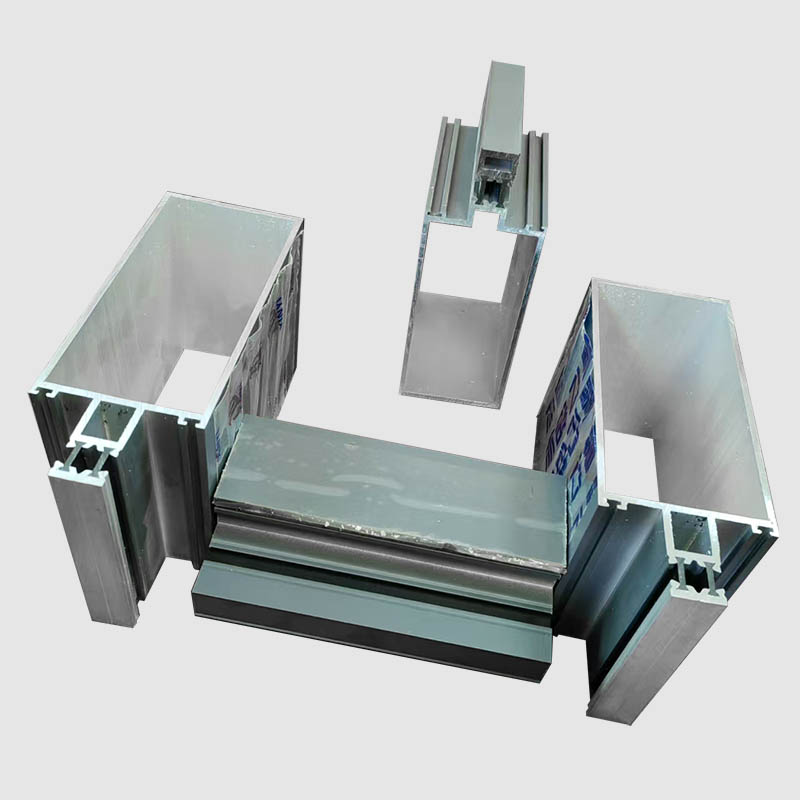 Glazen gordijnwand blootgesteld frame aluminium profiel