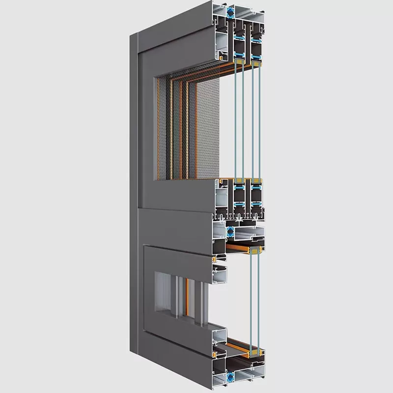 Glijdende aluminium legering deur- en raamprofielen