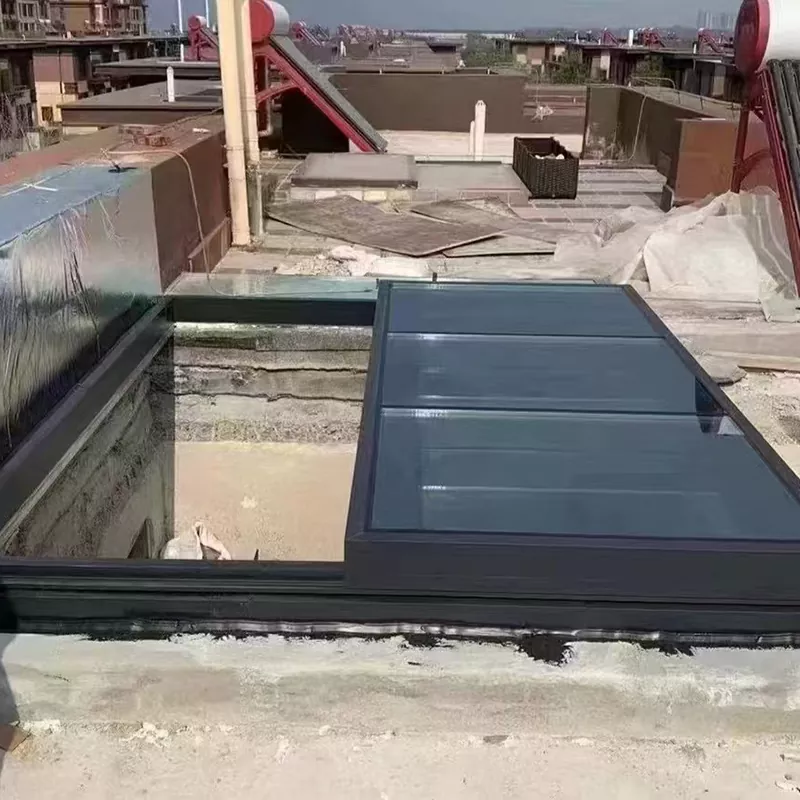 Glijdende dakraam aluminium